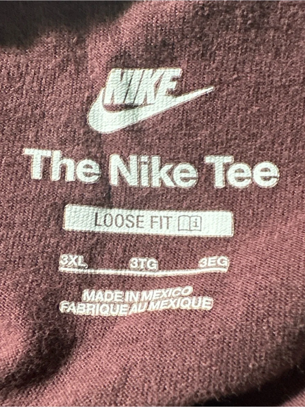 The Nike Tee Mens 3XL “Teamwork” Graphic Print Short Sleeve T-Shirt Loose Fit